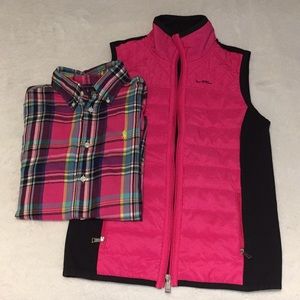 Ralph Lauren Vest and Shirt XS